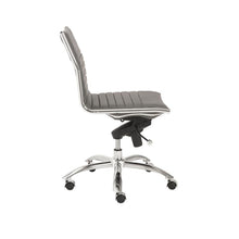 Load image into Gallery viewer, Classic Armless Gray Swivel Office Chair
