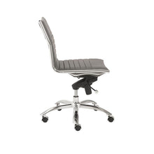 Load image into Gallery viewer, Classic Armless Gray Swivel Office Chair