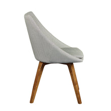 Load image into Gallery viewer, White Guest or Conference Chairs w/ Solid Wood Legs (Set of 2)