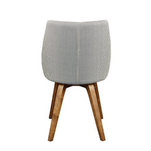 Load image into Gallery viewer, White Guest or Conference Chairs w/ Solid Wood Legs (Set of 2)