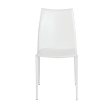 Load image into Gallery viewer, Stylish Guest or Conference Chairs of White Regenerated Leather (Set of 4)