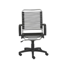 Load image into Gallery viewer, Understated Wheeled Office Chair w/ Black Bungee Back