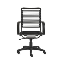 Load image into Gallery viewer, Comfortable Rolling Office Chair w/ Black Bungee Back