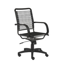 Load image into Gallery viewer, Comfortable Rolling Office Chair w/ Black Bungee Back