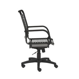 Comfortable Rolling Office Chair w/ Black Bungee Back