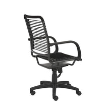 Load image into Gallery viewer, Comfortable Rolling Office Chair w/ Black Bungee Back