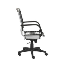 Load image into Gallery viewer, Comfortable Rolling Office Chair w/ Bungee Back and Aluminum Accent