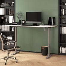 Load image into Gallery viewer, Electric Adjustable 72" Desk in White