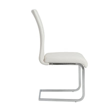 Load image into Gallery viewer, White Leatherette Guest or Conference Chair w/ Extra Height (Set of 4)