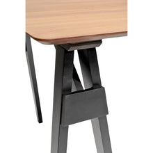 Load image into Gallery viewer, 63" Computer Desk with Solid Wood Sawhorse-Style Legs