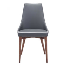 Load image into Gallery viewer, Stylish Dark Gray Guest or Conference Chair in Wingback Style (Set of 2)