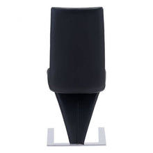 Load image into Gallery viewer, Modern Z-Style Guest or Conference Chair in Black Leatherette (Set of 2)