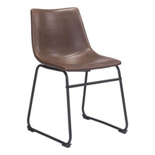 Load image into Gallery viewer, Vintage Espresso Leatherette Guest or Conference Chair