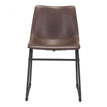 Load image into Gallery viewer, Vintage Espresso Leatherette Guest or Conference Chair
