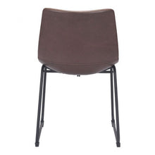 Load image into Gallery viewer, Vintage Espresso Leatherette Guest or Conference Chair