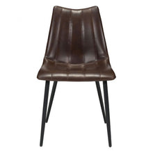 Load image into Gallery viewer, Brown Tufted Leatherette Guest or Conference Chairs (Set of 2)