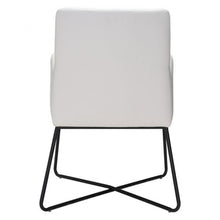 Load image into Gallery viewer, Versatile White Leatherette Guest or Conference Armchair
