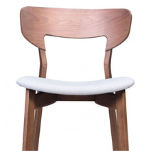 Load image into Gallery viewer, Flared-Back Walnut & Light Gray Guest or Conference Chair (Set of 2)