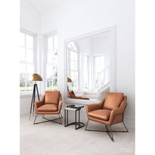 Load image into Gallery viewer, Brass-Domed Floor Lamp w/ Black Base