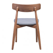Load image into Gallery viewer, Retro-Modern Walnut & Dark Gray Guest or Conference Chair (Set of 2)