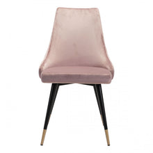 Load image into Gallery viewer, Chic Guest or Conference Chair in Pink Velvet (Set of 2)