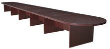Load image into Gallery viewer, Premium Conference Table in Cherry or Mahogany (12&#39;, 18&#39;, or 24&#39; Length)
