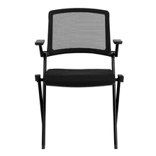 Load image into Gallery viewer, Set of 2 Folding Black Office Chairs