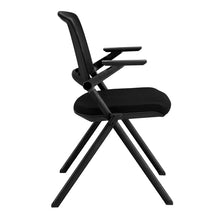 Load image into Gallery viewer, Set of 2 Folding Black Office Chairs