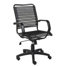 Load image into Gallery viewer, High Back Bungee Office Chair in Black