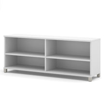 Load image into Gallery viewer, 72" Sleek White Credenza with Copious Storage