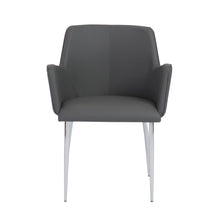 Load image into Gallery viewer, Comfortable Gray Leatherette Guest or Conference Armchair (Set of 2)
