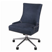 Load image into Gallery viewer, Fabric Rolling Office or Conference Chair in Denim Slate