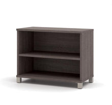 Load image into Gallery viewer, Modern Adjustable Bark Grey Bookcase
