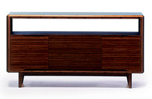 Load image into Gallery viewer, Solid Bamboo 60" Modern Executive Desk with Drawer in Dark Walnut