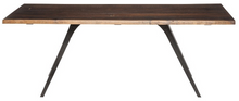 Load image into Gallery viewer, 94&quot; Conference Table with Solid Seared Oak Top &amp; Cast Iron Legs
