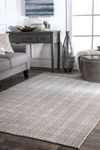 Load image into Gallery viewer, Classic Gray Office Floor Rug w/ Soft Textured Pattern (Multiple Sizes)

