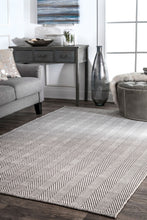 Load image into Gallery viewer, Classic Gray Office Floor Rug w/ Soft Textured Pattern (Multiple Sizes)