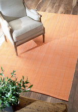 Load image into Gallery viewer, Classic Orange Office Floor Rug w/ Soft Textured Pattern (Multiple Sizes)

