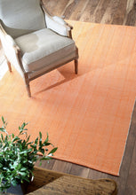 Load image into Gallery viewer, Classic Orange Office Floor Rug w/ Soft Textured Pattern (Multiple Sizes)