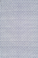 Load image into Gallery viewer, Hand-Loomed Cotton Indoor Office Rug in Navy (Multiple Dimensions)