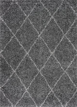 Load image into Gallery viewer, Dark Grey Office Rug w/ Crisscross Design (Multiple Sizes)
