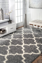 Load image into Gallery viewer, Classic Rectangular Grey Shag Rug (Multiple Sizes Available)