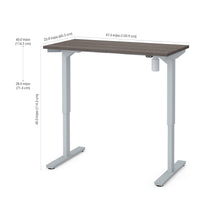 Load image into Gallery viewer, 48" Bark Gray Programmable Standing Desk