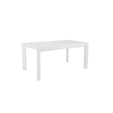 Load image into Gallery viewer, 63" White Lacquer Office Desk with Beveled Edges