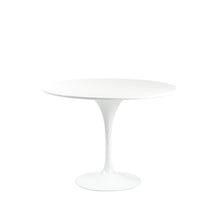 Load image into Gallery viewer, Stylish 40" Round High-Gloss White Meeting Table