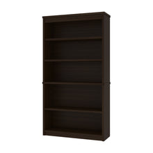 Load image into Gallery viewer, Striking 36" Dark Chocolate Bookcase