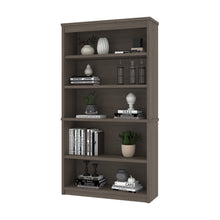 Load image into Gallery viewer, Striking 36" Bark Gray Bookcase