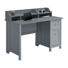 Load image into Gallery viewer, 47" Gray Secretary Desk