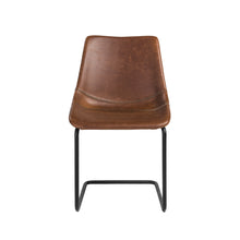 Load image into Gallery viewer, Brown Leatherette Conference or Guest Chairs with Black Base (Set of 2)
