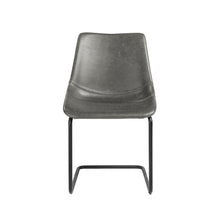 Load image into Gallery viewer, Grey Leatherette Conference or Guest Chairs with Black Base (Set of 2)